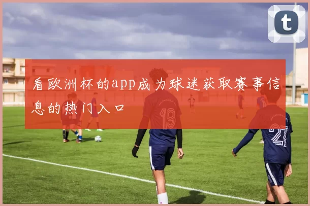 看欧洲杯的app成为球迷获取赛事信息的热门入口
