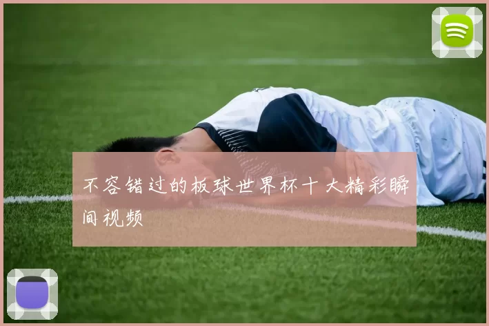 不容错过的板球世界杯十大精彩瞬间视频
